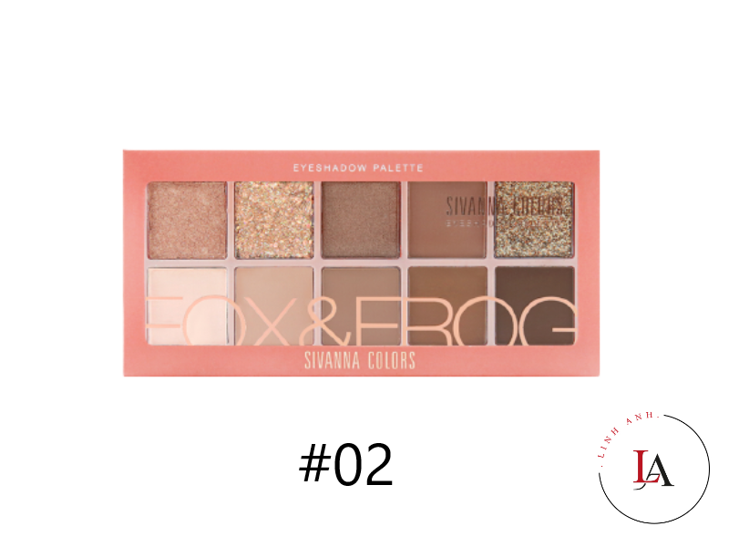 Bảng mắt Sivanna Colors 10 ô